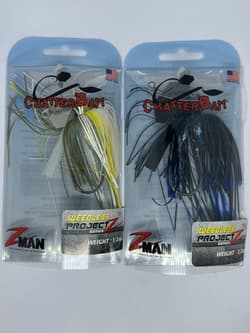 Z-Man Project Z Weedless ChatterBait Bladed Fishing Jig 1/2 oz Lot of 2 - Thumbnail 3