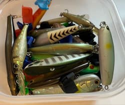 Retiring from bass fishingA collection of bass plugs, including sumlures, etc. - Thumbnail 4