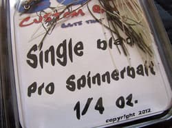 6 Custom Spinnerbaits, 1 Cavitron Buzzbait, 1 Mega Strike visor. - Thumbnail 8