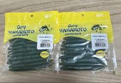 Yamamoto Senko 4 inch Watermelon Gil 10pcs 2 packs Gary Yamamoto Popeye Special - Thumbnail 1