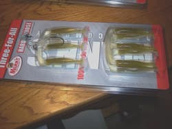 Manns Baitfish Minnow Umbrella Rig Q Paddler Weedless Shad Hardnose Discontinued - Thumbnail 4