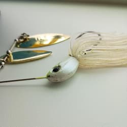 Spinnerbait White/Yellow Db-Spin Lure - Thumbnail 3