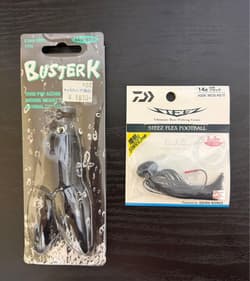 Spinnerbait, Swim bait, Football jig, Frog 8-piece set - Thumbnail 3