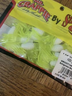 Mr. Crappie Strike King 1.75 IN Crappie Thunder Refrigerator White - Thumbnail 2