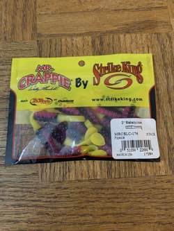 Mr. Crappie Strike King 2” Slabalicious Popsicle-BRAND NEW-SHIPS SAME BUS DAY - Thumbnail 1