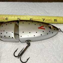 Triple Trout 8" Glide Bait, Vintage Swimbait -2005 -2007 Wow 22nd Century Baits - Thumbnail 2