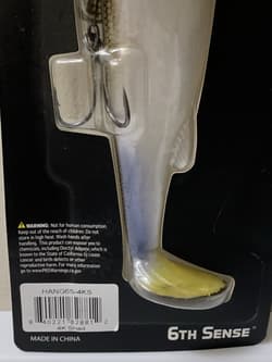 6th Sense Ben Milliken 6.25" Hangover Line Through Swimbait 4K Shad Slow Sink - Thumbnail 4