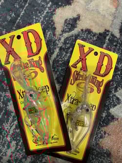 2X Strike King Crankbait HC8XD-U Nude Clear Unpainted Extra Deep Diving Lure - Thumbnail 4