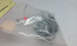 Vintage Lucky Lures Buzzbait White/Black 1/4oz Topwater Buzz Bait Fishing Lure - Thumbnail 7