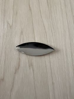 Blade Willow Leaf Spinnerbait Blade Tune 3.5" Silver for Alabama Rig Used - Thumbnail 1