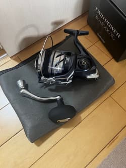 Shimano Twin Power SW14000XG Reel with 300m PE Line & 40lb Leader, Used - Thumbnail 1