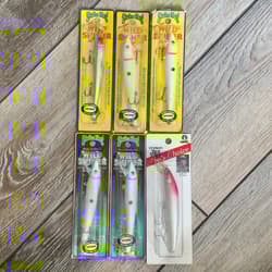 Strike King KVD Wild Shiner Jerkbait 5" Fishing Lures Lot of 6 - Thumbnail 1