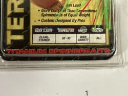 JIMMY HOUSTON MODEL DISCONTINUED 7/16OZ. TERMINATOR CUSTOM TUNGSTEN SPINNERBAIT - Thumbnail 3