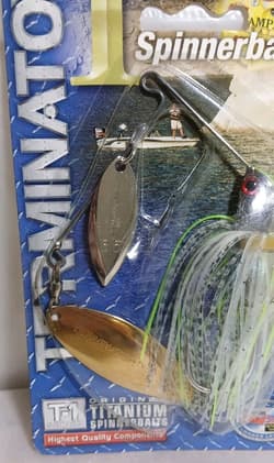 Terminator T-1 Titanium SnapBack 1oz Skeet Reese Spinnerbait "Cali Green" - Thumbnail 3