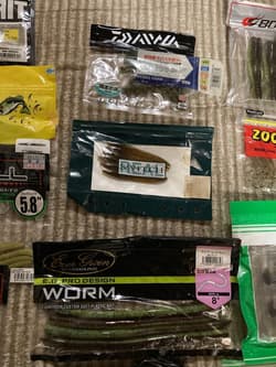 Worm lot sale, , Issei, Gary Yamamoto, Gan Craft, Raid Japan, Bass fishing - Thumbnail 5