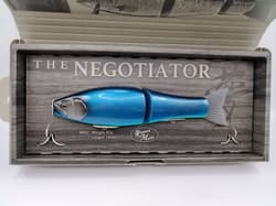 LIMITED Roman Made Negotiator from Japan Glide wood swimbait rare lure NIP HTF 9 - Thumbnail 2