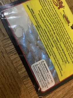 Mr. Crappie MRC8P-41 Strike King 2” Shadpole Glimmer Blue-1pk of 15pcs-Brand New - Thumbnail 6