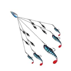 Alabama Rig Kit 5 Arms Alabama Umbrella Rig Bass Fishing Kit a Rig Type a - Thumbnail 1