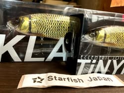 SU × DRT TINY KLASH & KLASH9 Golden Shiner Color Big Swimbait Low Floating Rare - Thumbnail 2