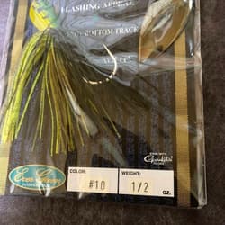 Evergreen SR Flash Spinnerbait #10 1/2 oz Flashting Bottom Trace New - Thumbnail 3