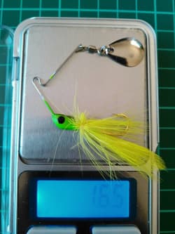 Ultra Small Spinnerbait 2G E  Black Bass Bluegill Crappie Panfish - Thumbnail 2