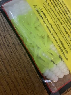 Mr. Crappie Strike King 2” Joker Refrigerator White Glow-BRAND NEW-SHIPS N 24HRS - Thumbnail 6