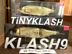 SU × DRT TINY KLASH & KLASH9 Golden Shiner Color Big Swimbait Low Floating Rare - Thumbnail 1