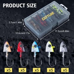Swimbait Jig Heads, Colored Lead Jig Head Hooks for Freshwater Saltwater, Pai... - Thumbnail 7