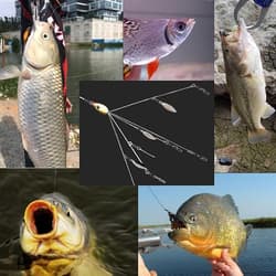 3 Pack Alabama Rig 5 Arms 4 Blades Umbrella Rig Fishing 21.5Cm Fish Lures Bait - Thumbnail 6