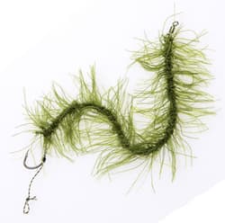 2xSeaweed Line Weed Hair High Carbon Stainless Steel 6# Hook Fishing Accessories - Thumbnail 2