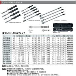 KTC 25.4sq. Preset Torque Wrench GW1000-08 Tool Kyoto Machinery Tools - Thumbnail 2