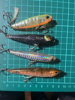 DogX Topwater Lure Set 4pcs, Pencil Baits, No Hooks, Fishing Accessories - Thumbnail 1