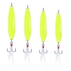 4 Pcs Glow in The Dark Fishing Lures Artificial Bait Accessories - Thumbnail 10