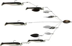 Fully Rigged 5 Arms 8 Bladed Umbrella Rig Bass Lure W/Swim Baits and Jig Heads I - Thumbnail 6