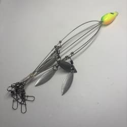 Alabama Umbrella Rig Bass Lure Used Popular Color for Fishing - Thumbnail 3