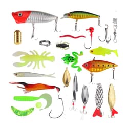 78pcs Fishing Accessories Kit Mixed Hard Wobbler Metal Jig Spoons Soft Lure Bait - Thumbnail 7