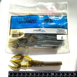 817139 Gary Yamamoto Crawdad 6 Claw 194 Watermelon Pepper Condition S C - Thumbnail 1