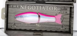 2 Lot LIMITED Roman Made Negotiator JDM Japan Glide wood swimbait rare lure NIP - Thumbnail 7