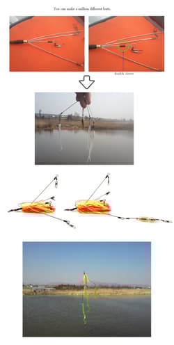 lot of 10ea Duri Fishing Finesse Umbrella (Alabama) Rig - Thumbnail 3