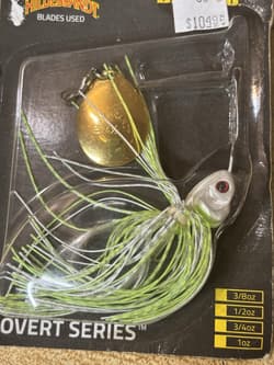 4 Booyah Covert 1/2oz. Spinnerbaits Single Colorado Blade - Thumbnail 7