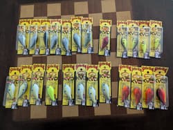 Lot 51x Strike King KVD 1.0/1.5/2.5/Pro Model 5/Splash/DAWG/Elite/Jerkbait NEW - Thumbnail 4