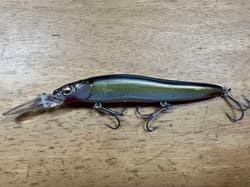 Megabass One Ten Minnow Lure 12cm Gold Hard Bait Fishing Accessories - Thumbnail 2