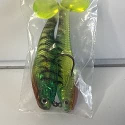 Creme Spoiler Shad 3" Swimbait FireTiger 2pk. - Thumbnail 3