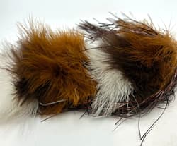 FryeBaits Custom Muskie Spinnerbait 4.6oz Double Nickel Bucktail Marabou - Thumbnail 4