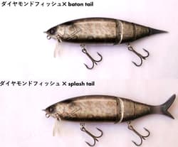 weeble YATTABAIT Tech diamond fish Color 1.65oz Swimbait Floating NEW Japan - Thumbnail 3