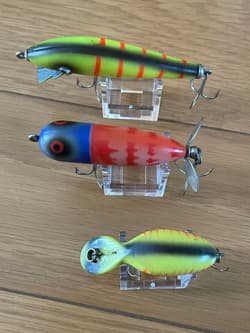 Heddon Balsa 50 and other topwater lures and Owner Trout #3000 Tackle Box Set - Thumbnail 20