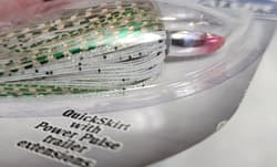 RARE Terminator T1 Titanium Snap Back Spinnerbait 3/8 oz Emerald Shiner Shad - Thumbnail 4