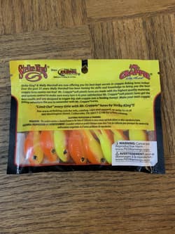 Mr Crappie Strike King Scizzor Shad Body Osage Orange-Brand New-SHIPS N 24 HOURS - Thumbnail 4