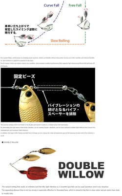 Deps B Custom Spinnerbait DW 3/8 oz Wild Scale (8681) - Thumbnail 4