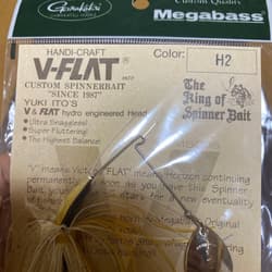 Megabass V-FLAT Spinnerbait H2 Color 3/7oz Japan Made New - Thumbnail 6